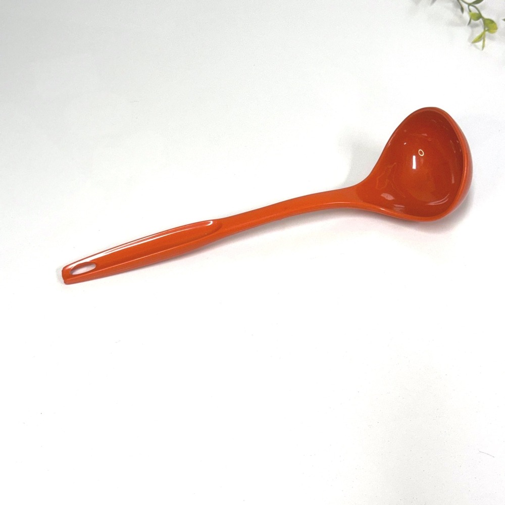 Vintage Foley Burnt Orange Serving Ladle Retro MCM Kitchen Tool